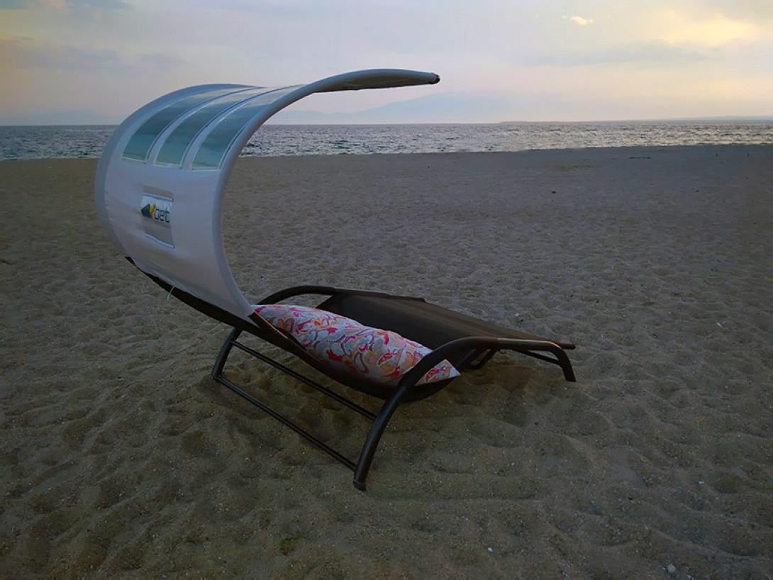 φωτοβολταϊκή ξαπλώστρα