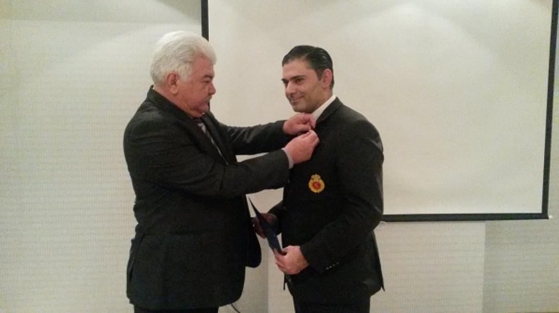 Επίτιμο μέλος του Ροταριανού Ομίλου Ηρακλείου, ο Κώστας Συλιγάρδος