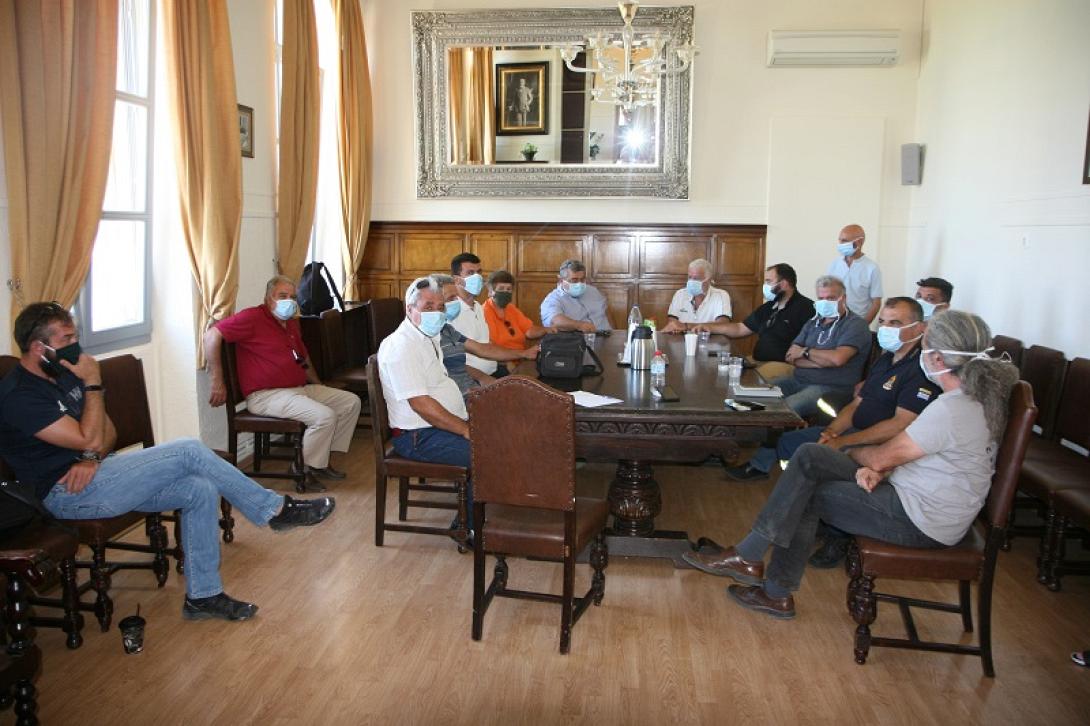 Συνάντηση δασοπυρόσβεση