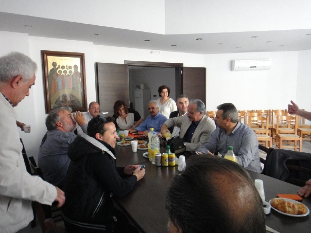 Συνάντηση Ε.Κουκιαδάκη με σύλλογο Πολυτέκνων Ηρακλείου