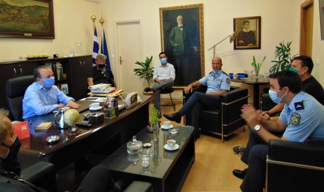 Σύσκεψη με την τοπική ηγεσία της ΕΛΑΣ