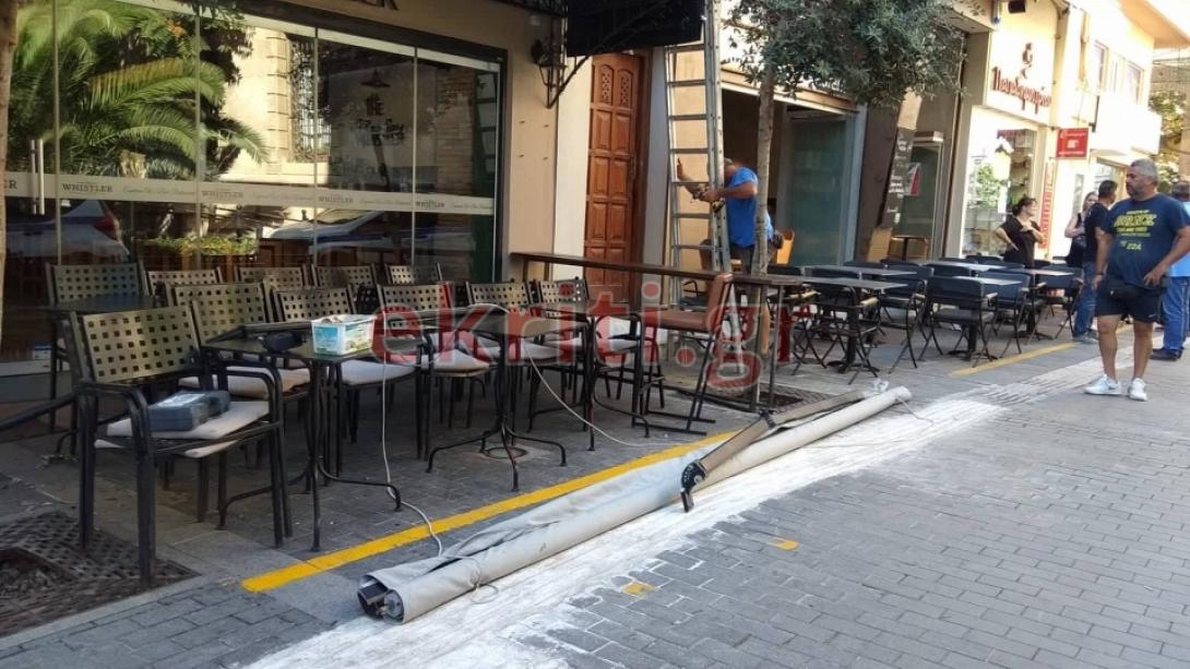 ξήλωμα τέντες ηράκλειο