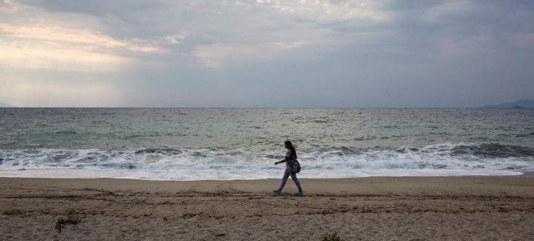 θάλασσα συννεφιά