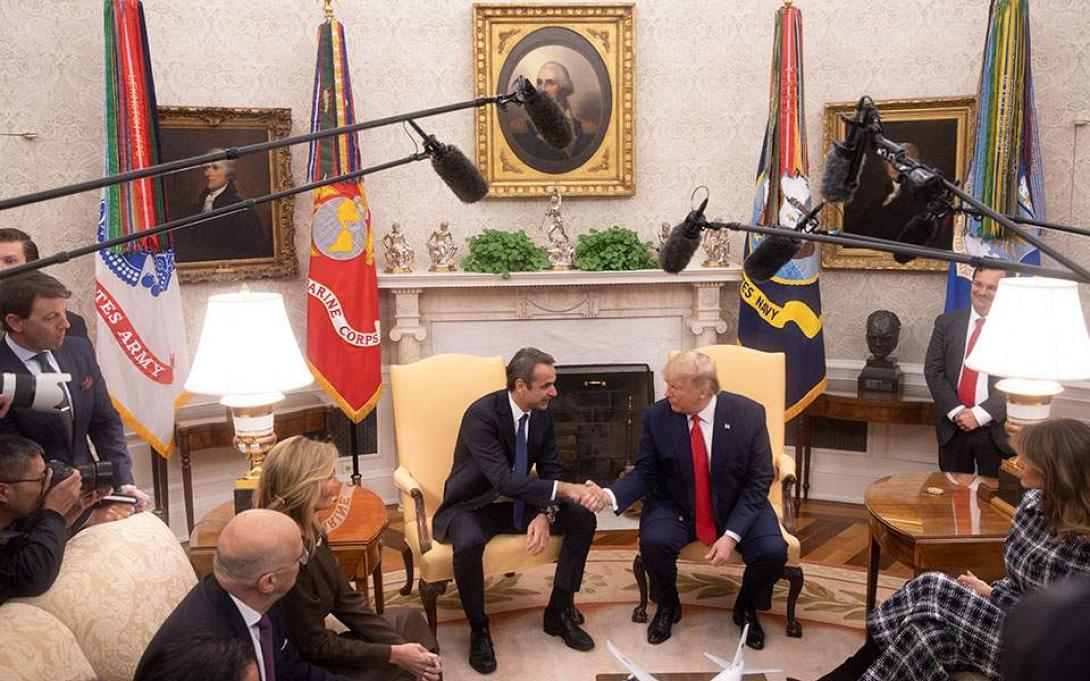 μητσοτάκης τραμπ