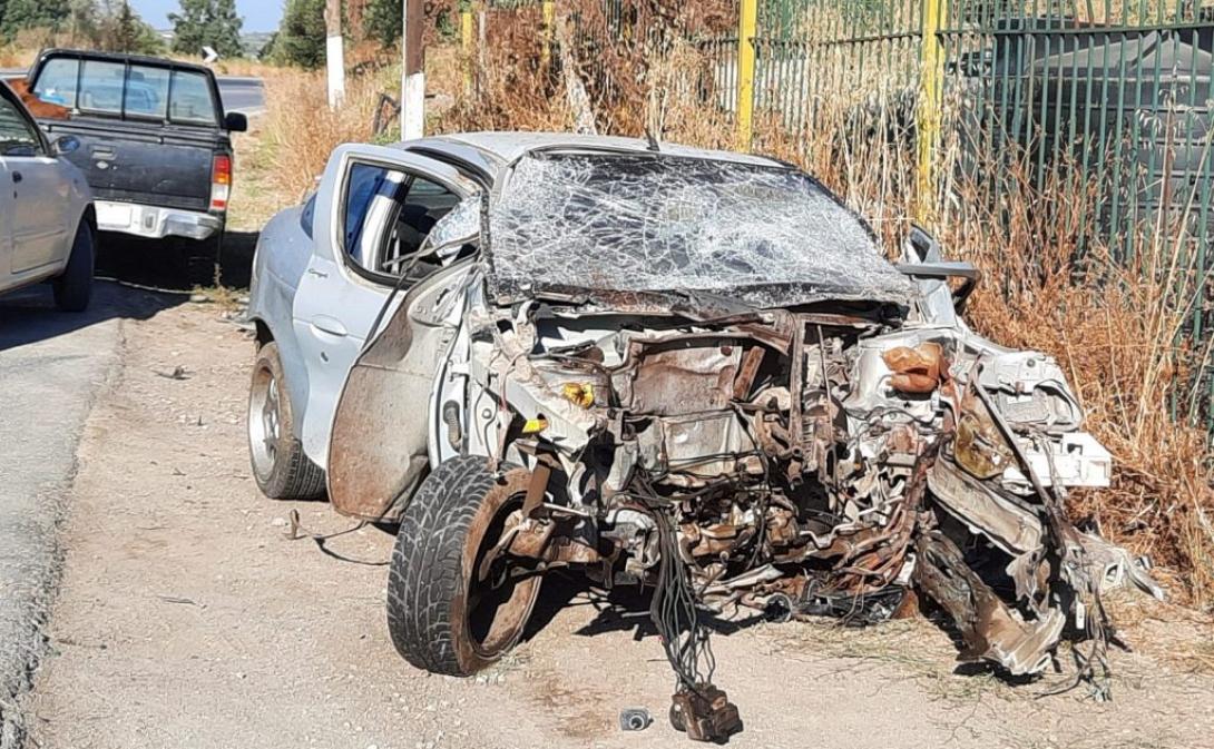 τροχαιο Τυμπάκι - φωτογραφία: apopsilive