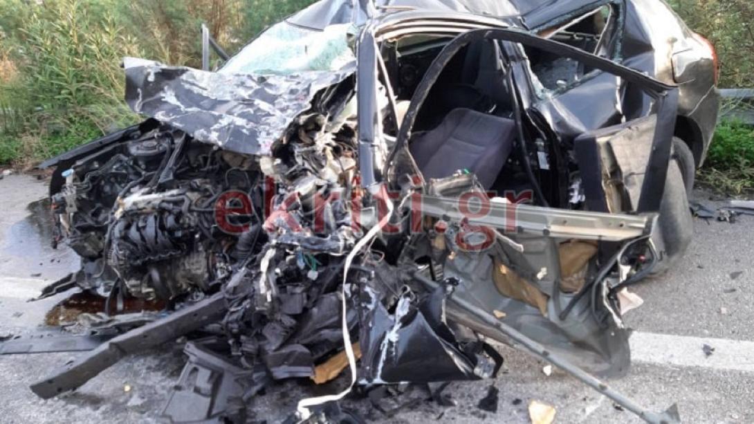 φωτογραφία από τροχαίο στον ΒΟΑΚ