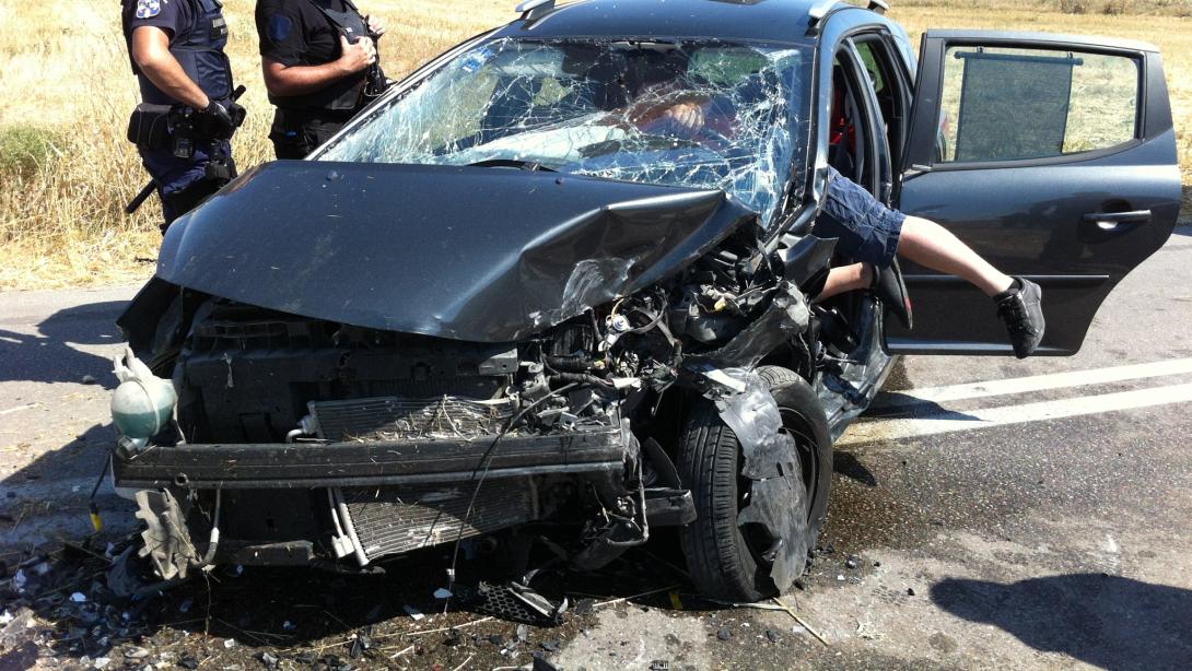 Τροχαίο και τραυματισμός με το καλημέρα στο Ηράκλειο