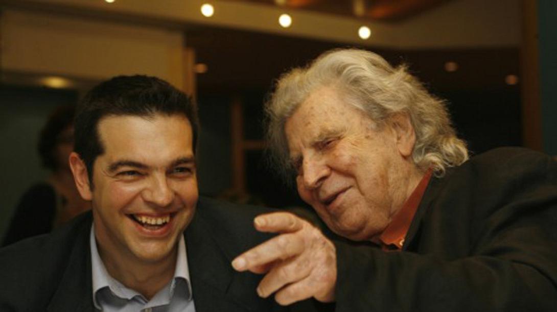 Συνάντηση Αλέξη Τσίπρα με Μίκη Θεοδωράκη