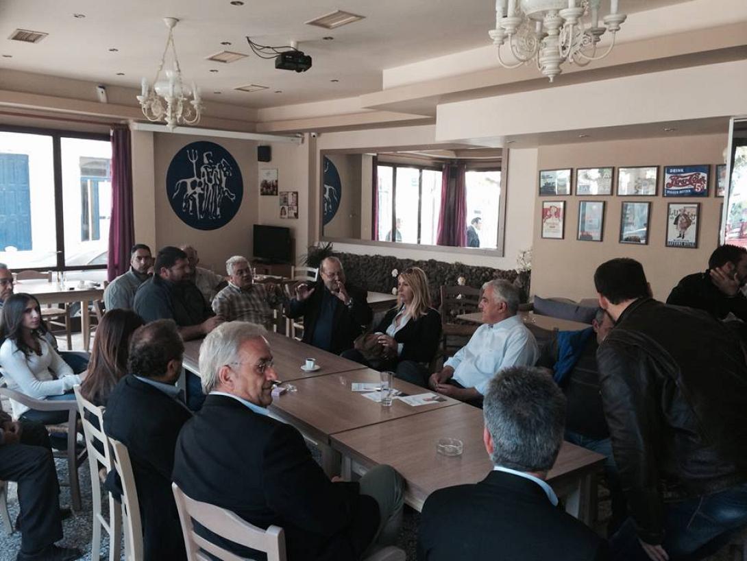 Επίσκεψη Τσόκα σε Βούτες, Άγιο Μύρωνα, Πυργού, Ασίτες και Κρουσώνα