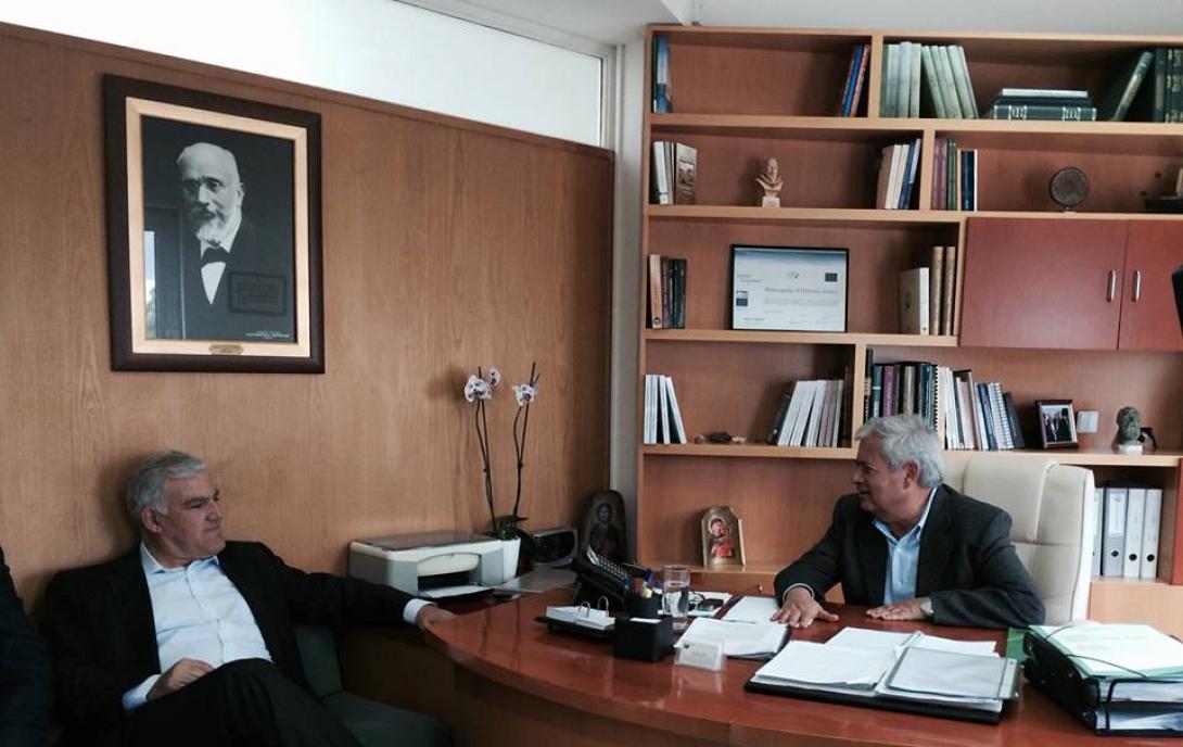 Συνάντηση Τσόκα με δήμαρχο Μαλεβιζίου