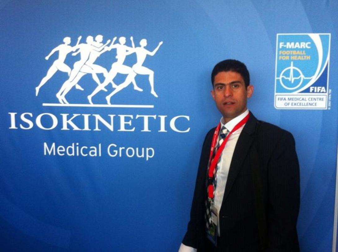 Σε διεθνές συνέδριο της FIFA o Ηρακλειώτης Αθλητίατρος Γεώργιος Τζοάνος.