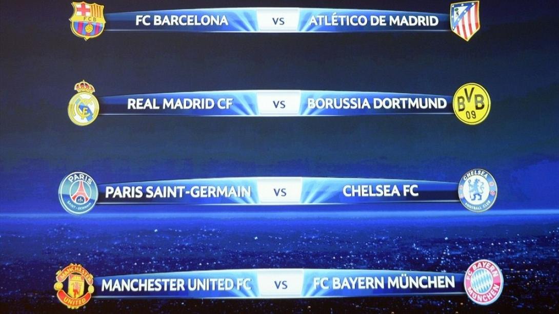 Champions League :Κόντρες γιγάντων στα προμιτελικά
