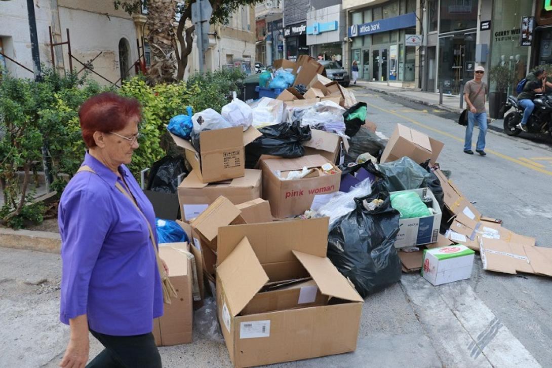 σκουπίδια ηράκλειο απεργία