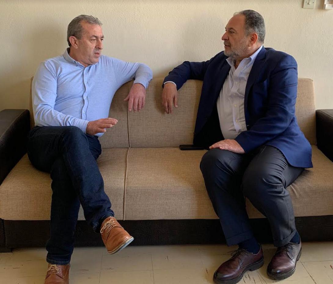 Ο Σωκράτης Βαρδάκης με τον Γιάννη Κουράκη