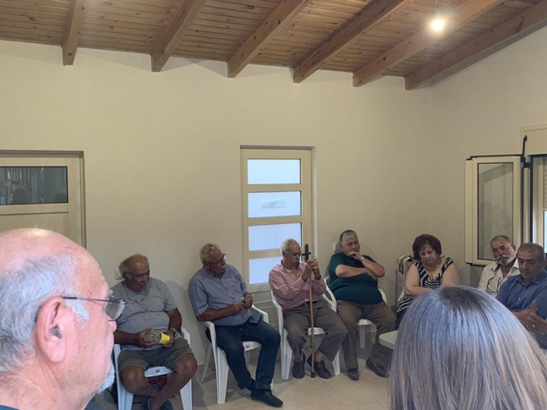 Ο Σωκράτης Βαρδάκης στο Αρκαλοχώρι