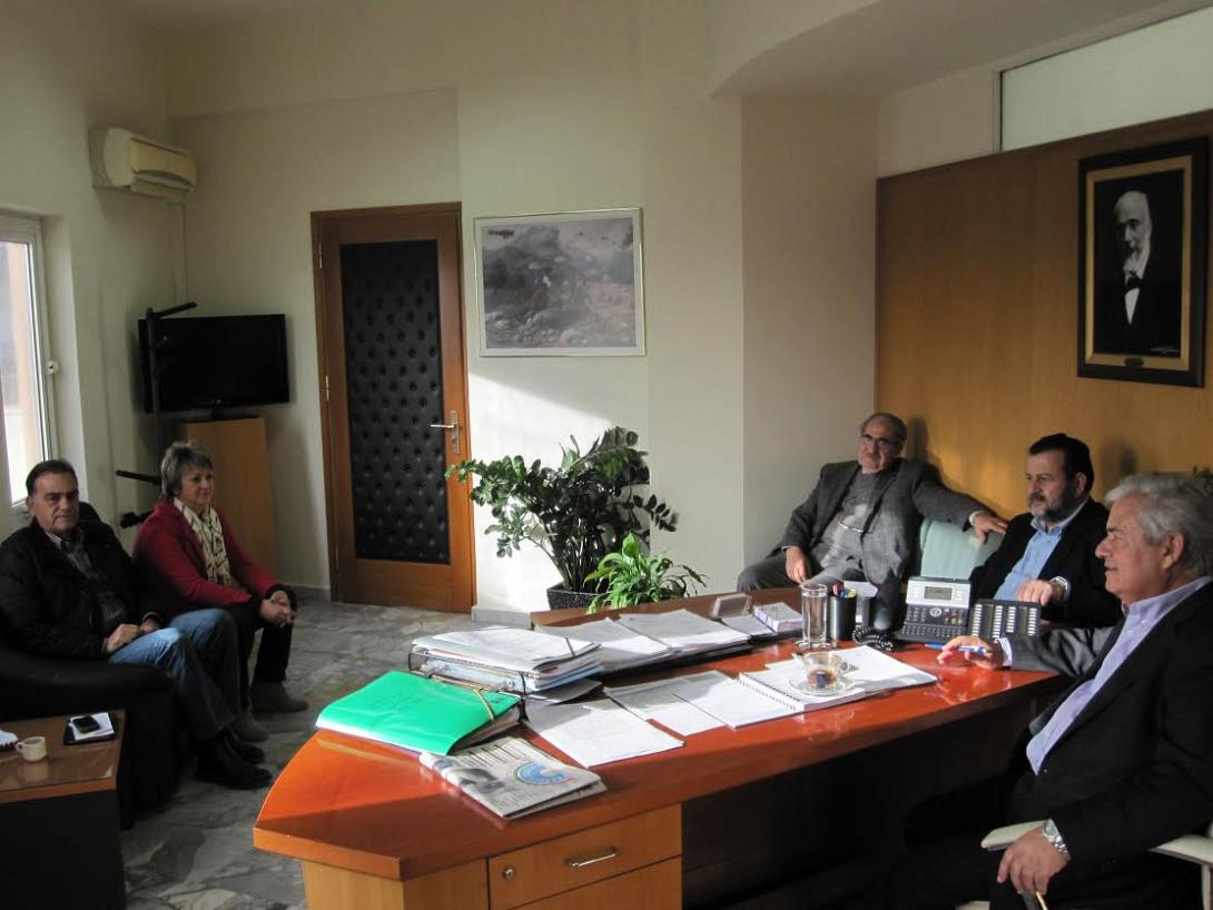 Ο Βασίλης Κεγκέρογλου στο Δήμο Μαλεβιζίου