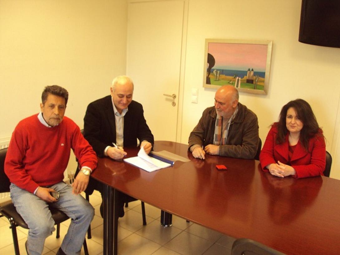 Έπεσαν οι υπογραφές για το Εκθεσιακό Υλικό Μουσείο εθνικής Αντίστασης στη Βιάννο