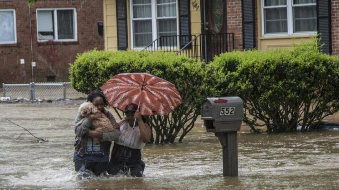 βόρεια καρολίνα πλημμύρες