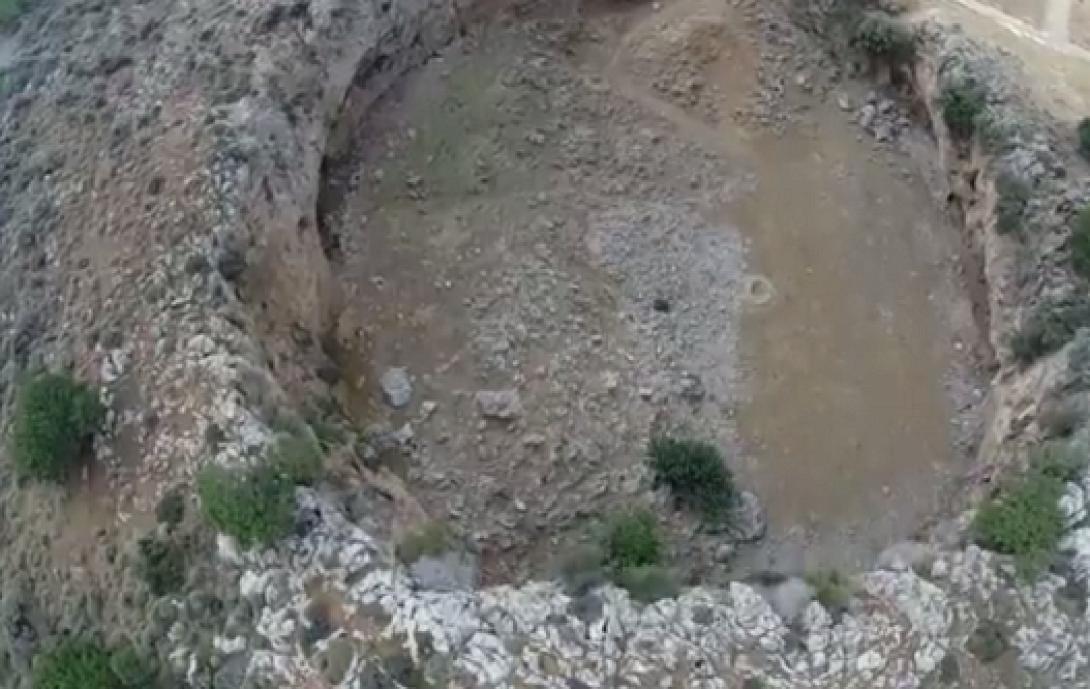 Εκπληκτικό βίντεο με το "Βουλισμένο αλώνι" του Ηρακλείου από ψηλά