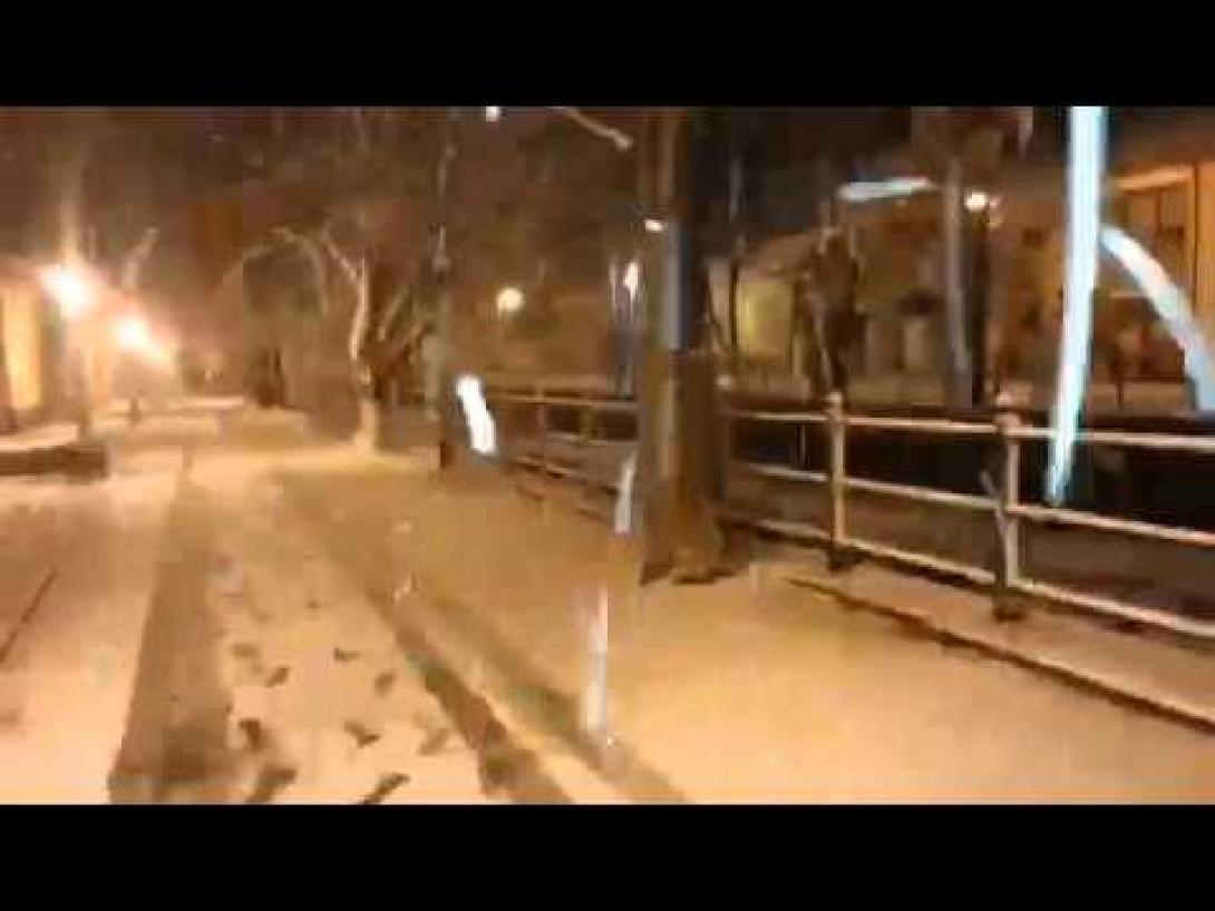 Το "στρωσε" ήδη στη Φλώρινα (φωτογραφίες και βίντεο)