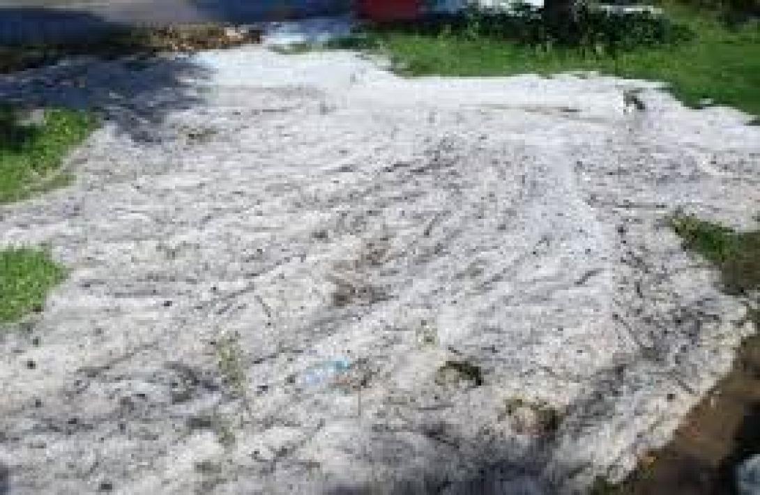 Το χαλάζι ισοπέδωσε τον κάμπο της Ηλείας (φωτογραφίες)