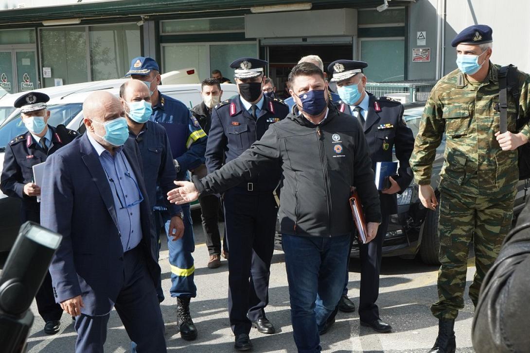 Ο Νίκος Χαρδαλιάς κατά την αυτψία του στους χώρους του ΣΥΦΑΚ