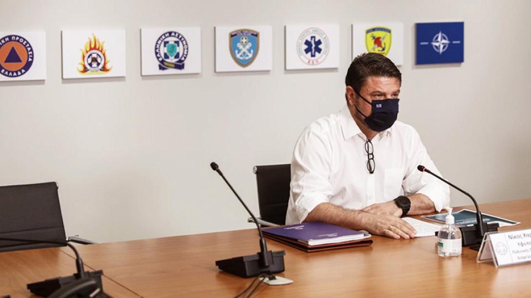 Χαρδαλιας πολιτικη προστασια κορωνοϊος