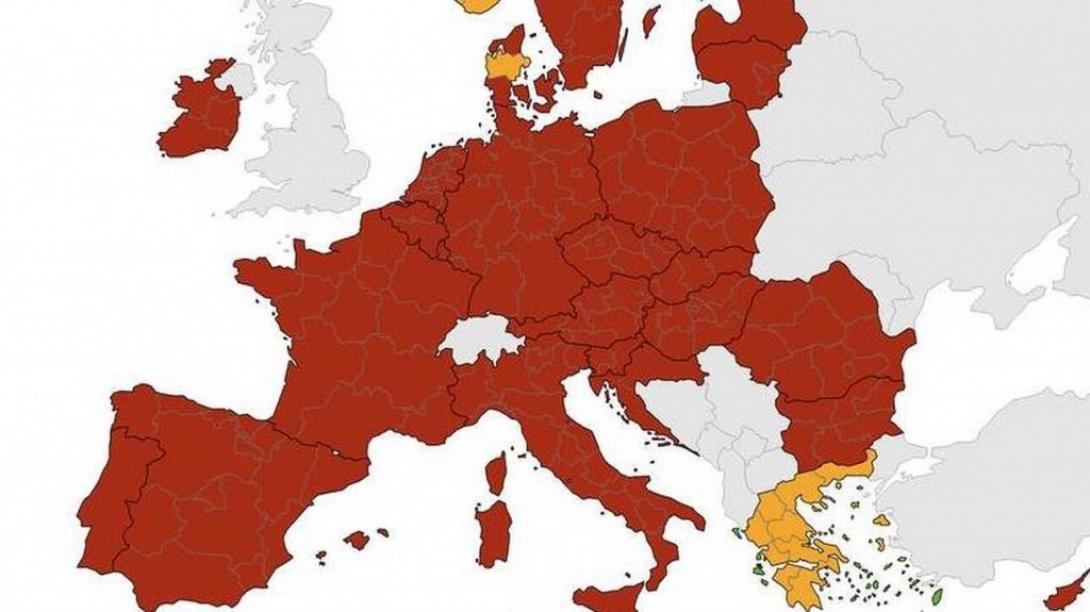 χαρτογραφηση κορωνοιος ΕΕ