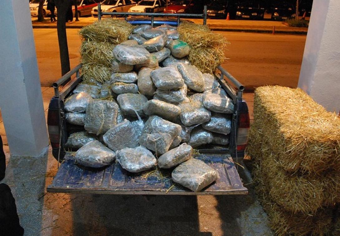 Ηγουμενίτσα: Μπλόκο σε 160 κιλά χασίς 