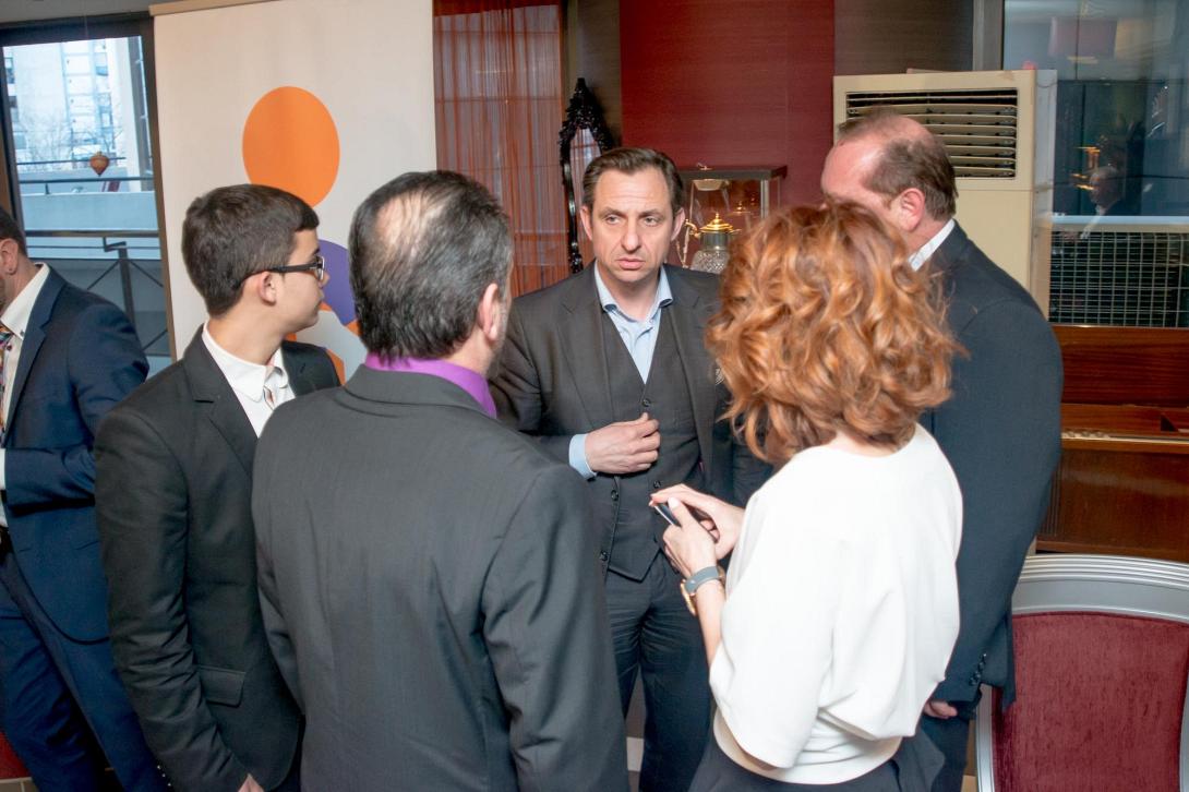 Ο Γ. Χατζημαρκάκης  εγκαινίασε τα γραφεία των “Ελλήνων Ευρωπαίων Πολιτών” στη Θεσσαλονίκη 