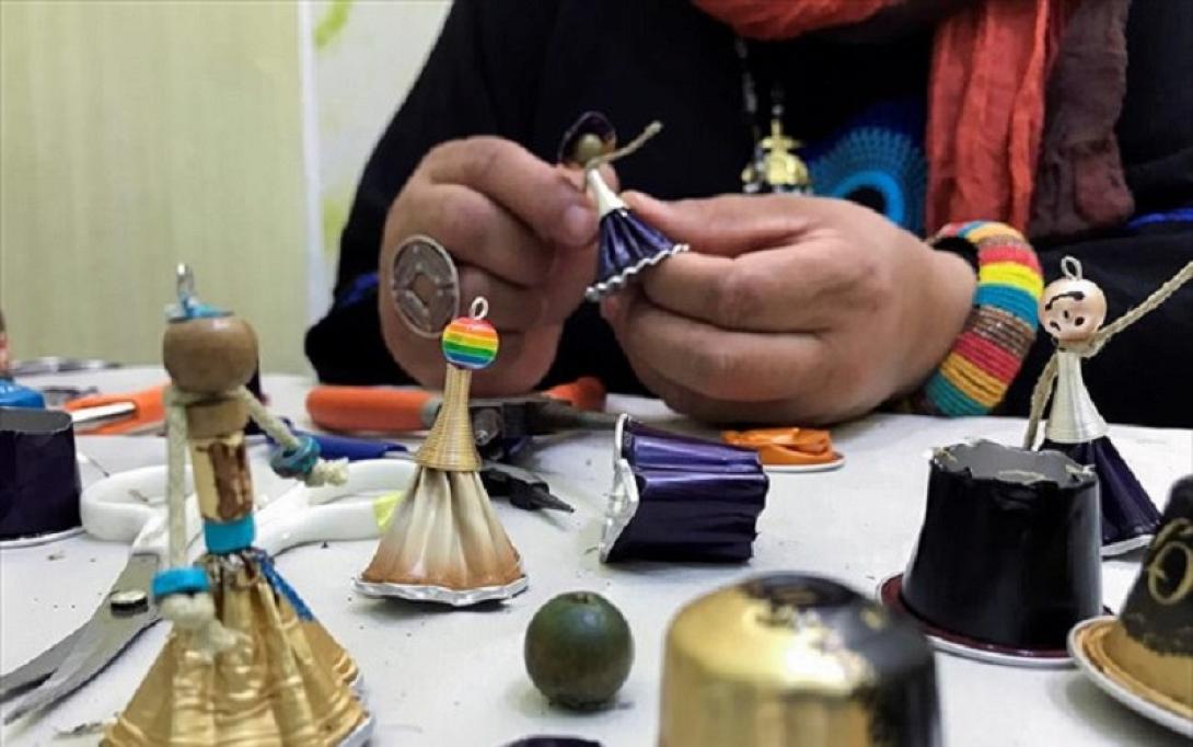 Μπιζού και κουκλάκια από κάψουλες του καφέ