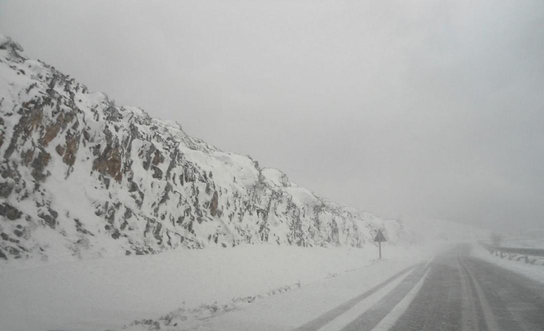 Αποκλεισμένη από τον χιονιά η Λακωνία