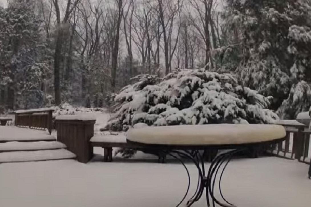 Ένα ... χιονισμένο βίντεο