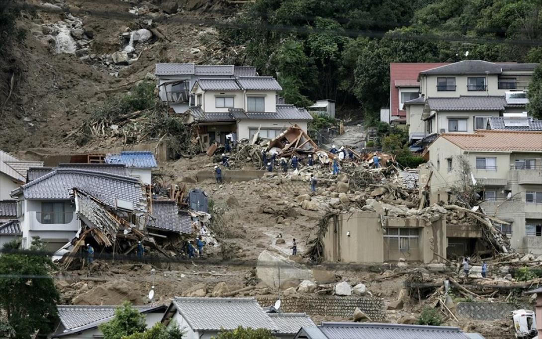 Στους 50 οι νεκροί από τις κατολισθήσεις στη Χιροσίμα
