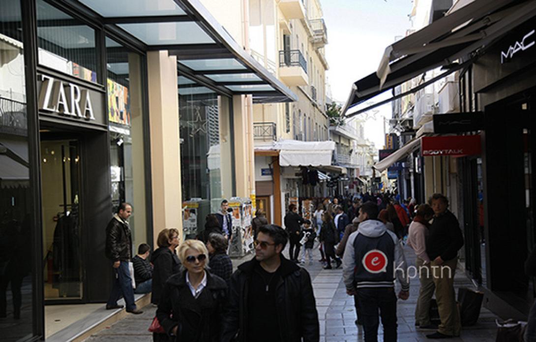 Κορύφωση σήμερα της αγοραστικής κίνησης σε όλη την Κρήτη 