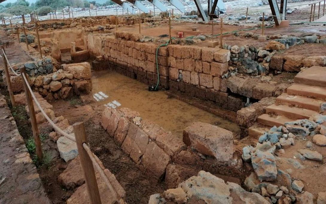 Ο αρχαιολογικός χώρος των Μαλίων.