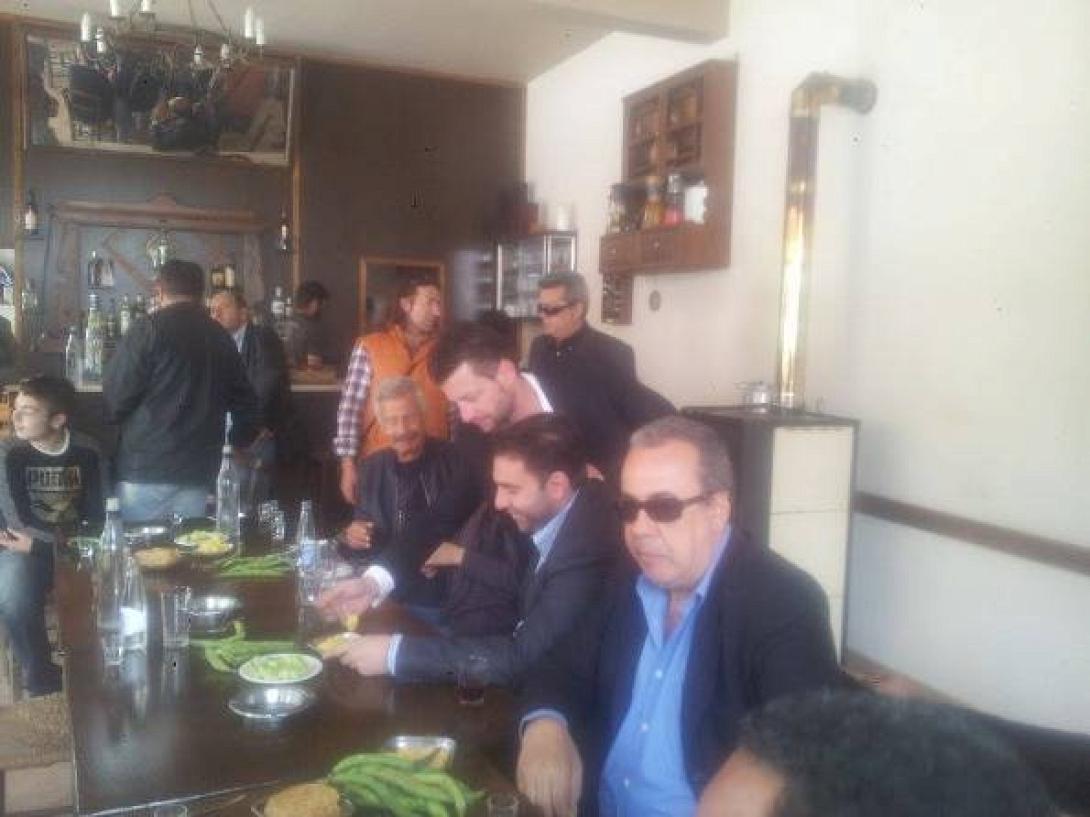 Επίσκεψη Σ.Τσόκα στο Ζαρό και τα χωριά της ρίζας του Ψηλορείτη