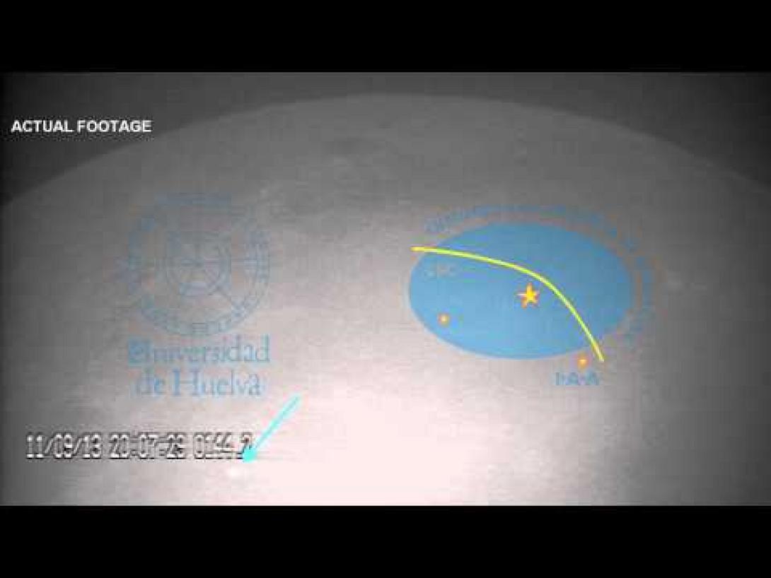 Μετεωρίτης σε μέγεθος αυτοκινήτου πέφτει στη σελήνη δημιουργώντας τη φωτεινότερη έκρηξη.