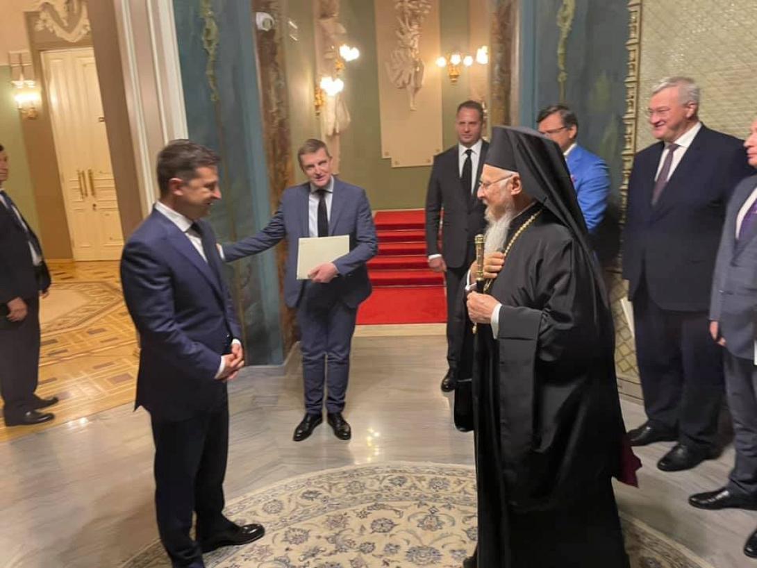 Ουκρανός πρόεδρος - Οικουμενικός Πατριάρχης